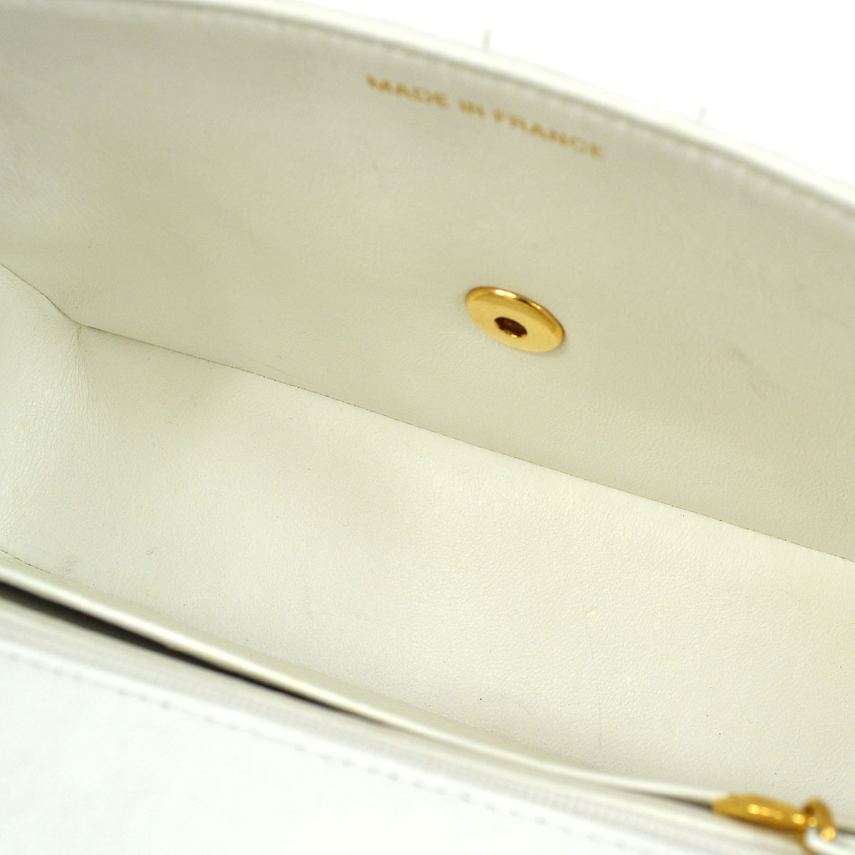 CHANEL 1991-1994 Vertical Border Flap Small Lambskin