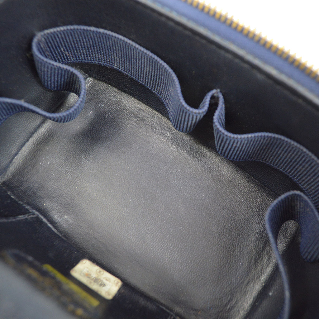 CHANEL 1997 Timeless Vanity Handbag Denim