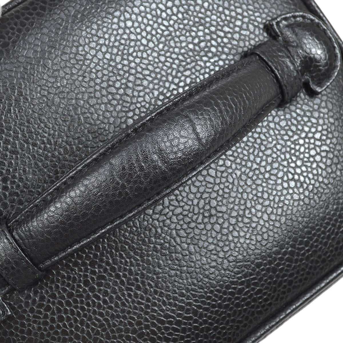 CHANEL 1994-1996 Timeless Vanity Handbag Black Caviar
