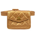 CHANEL 1991-1994 Belt Bag Bronze Lambskin