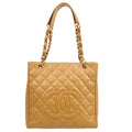 CHANEL 2004-2005 PST Beige Caviar
