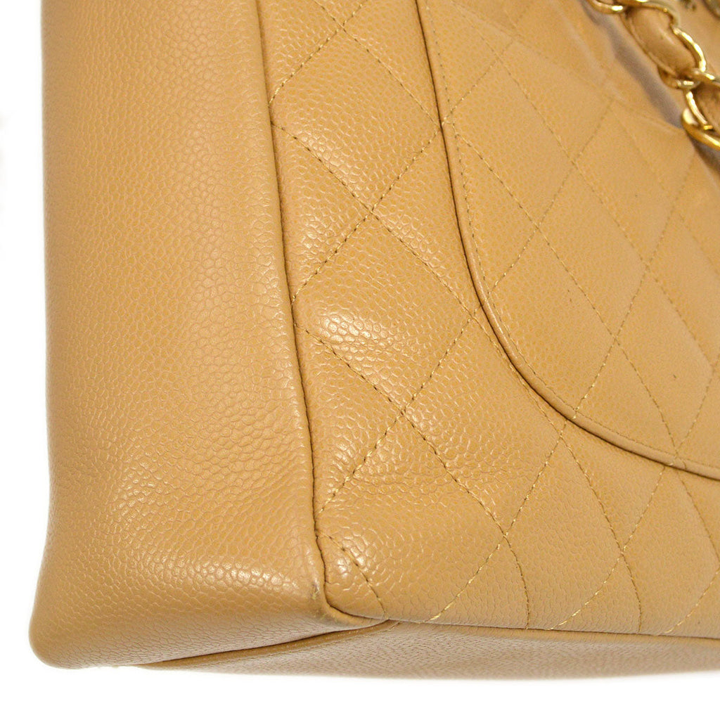 CHANEL 2004-2005 PST Beige Caviar