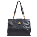 CHANEL 1996-1997 Supermodel Bag Black Caviar