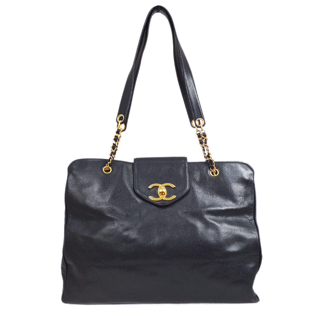 CHANEL 1996-1997 Supermodel Bag Black Caviar