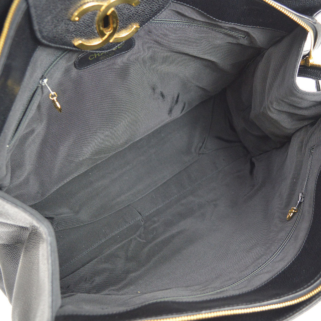 CHANEL 1996-1997 Supermodel Bag Black Caviar
