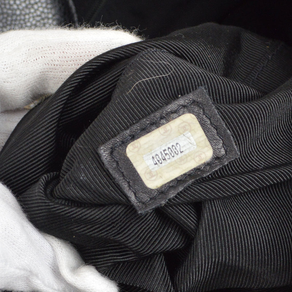 CHANEL 1996-1997 Supermodel Bag Black Caviar