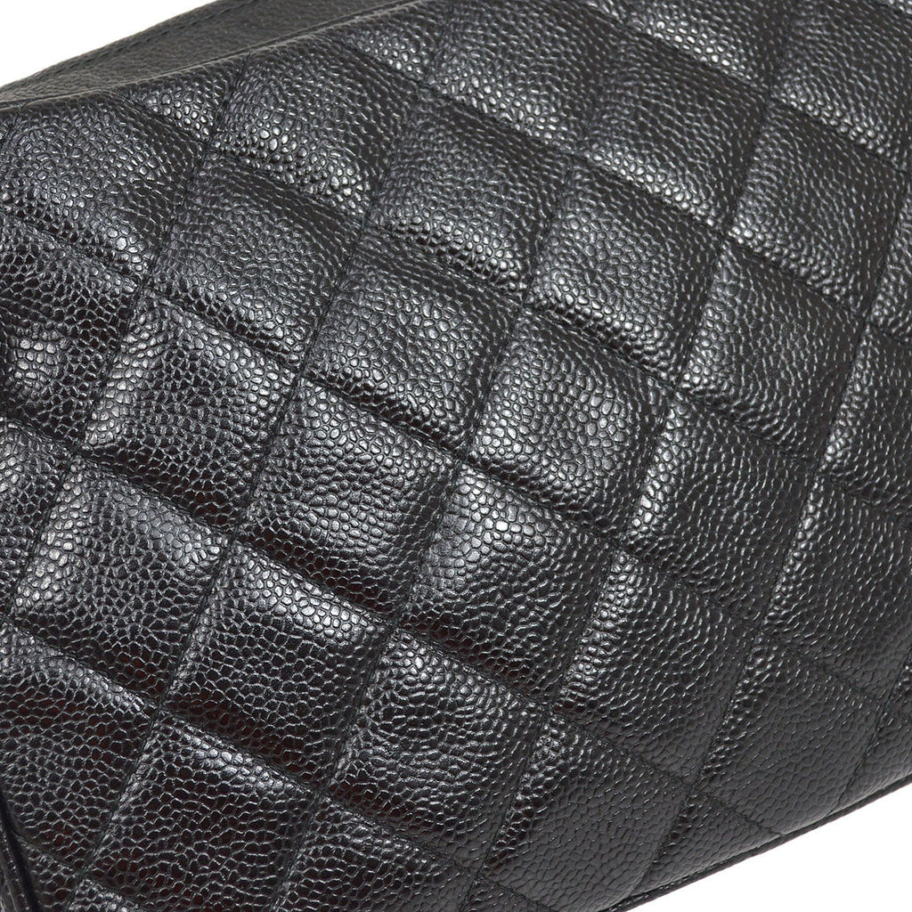 CHANEL 1994-1996 Camera Bag Large Black Caviar