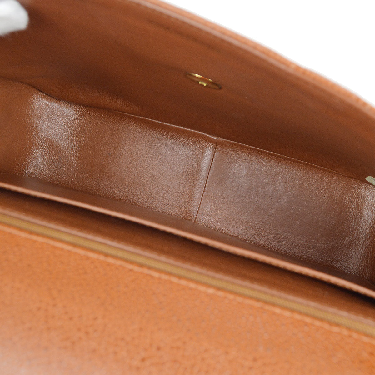 CHANEL 1994-1996 Vertical Top Handle Bag Brown Caviar