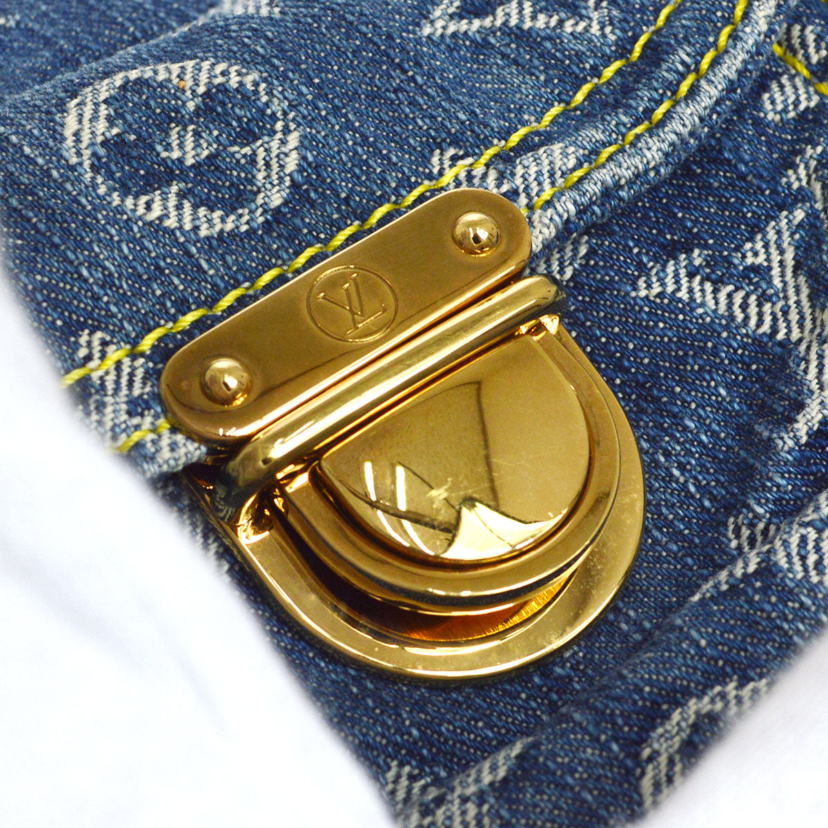 LOUIS VUITTON 2005 BAGGY GM MONOGRAM DENIM M95048