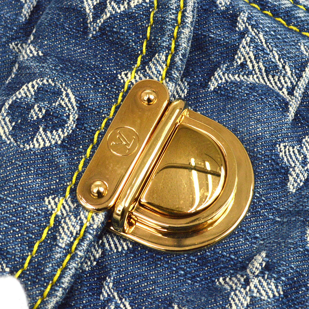 LOUIS VUITTON 2005 BAGGY GM MONOGRAM DENIM M95048