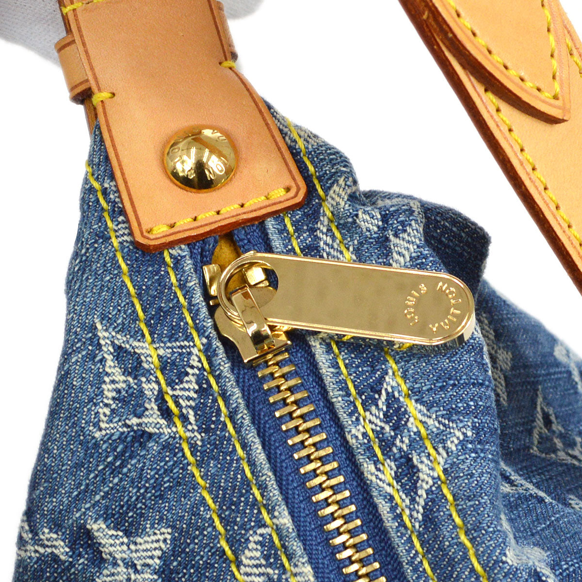 LOUIS VUITTON 2005 BAGGY GM MONOGRAM DENIM M95048