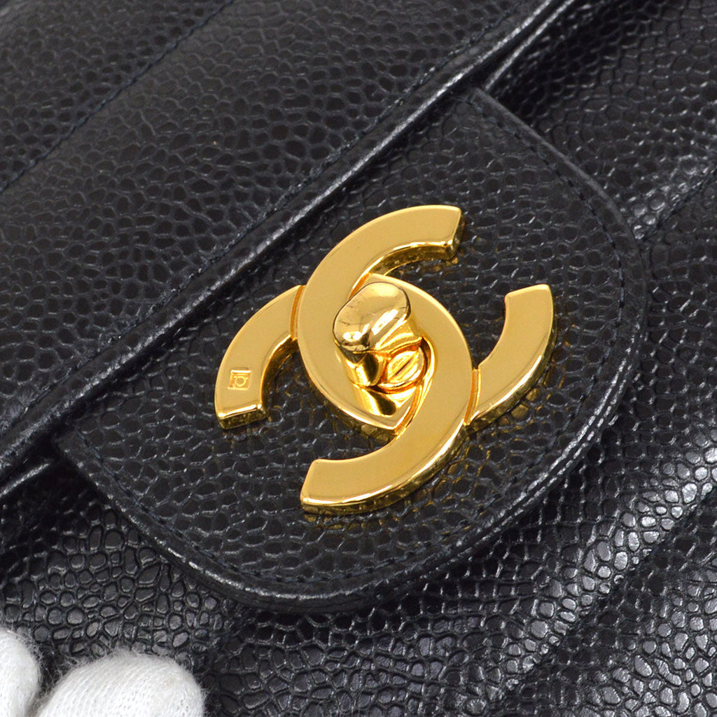 CHANEL 1994-1996 Large Horizontal Classic Single Flap
