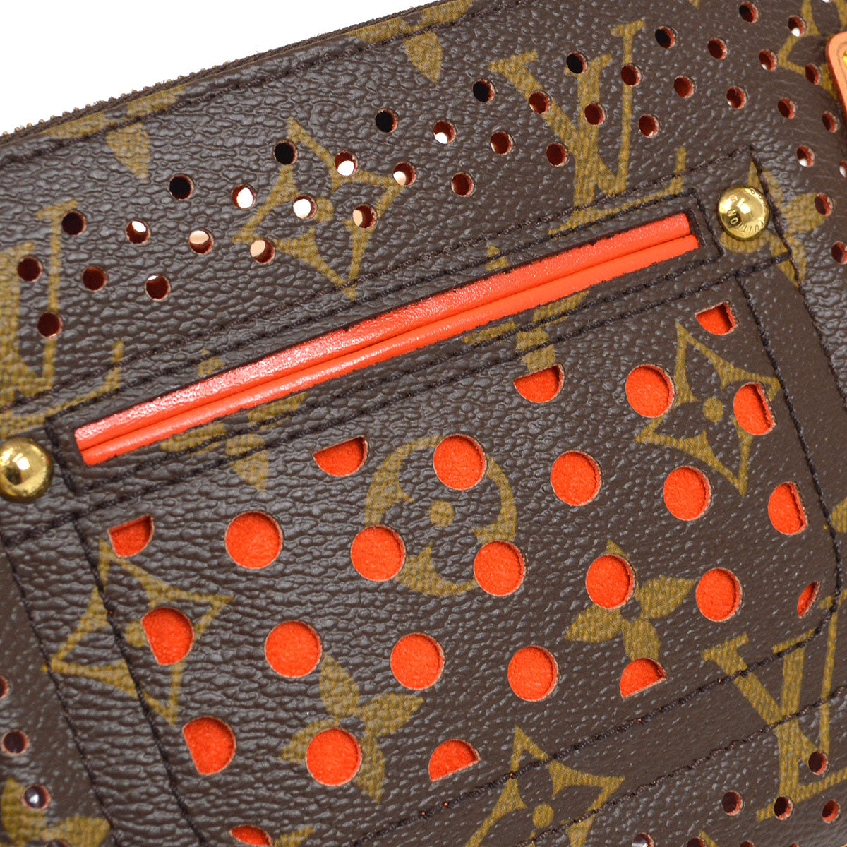 LOUIS VUITTON 2006 POCHETTE ACCESSOIRES MONOGRAM PERFO M95185