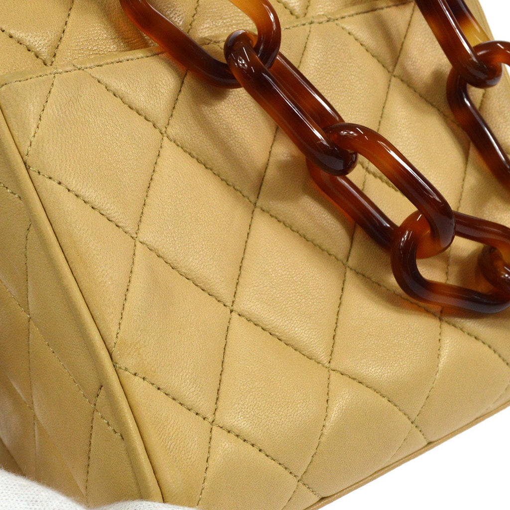 CHANEL 1991-1994 Straight Flap Handbag Micro