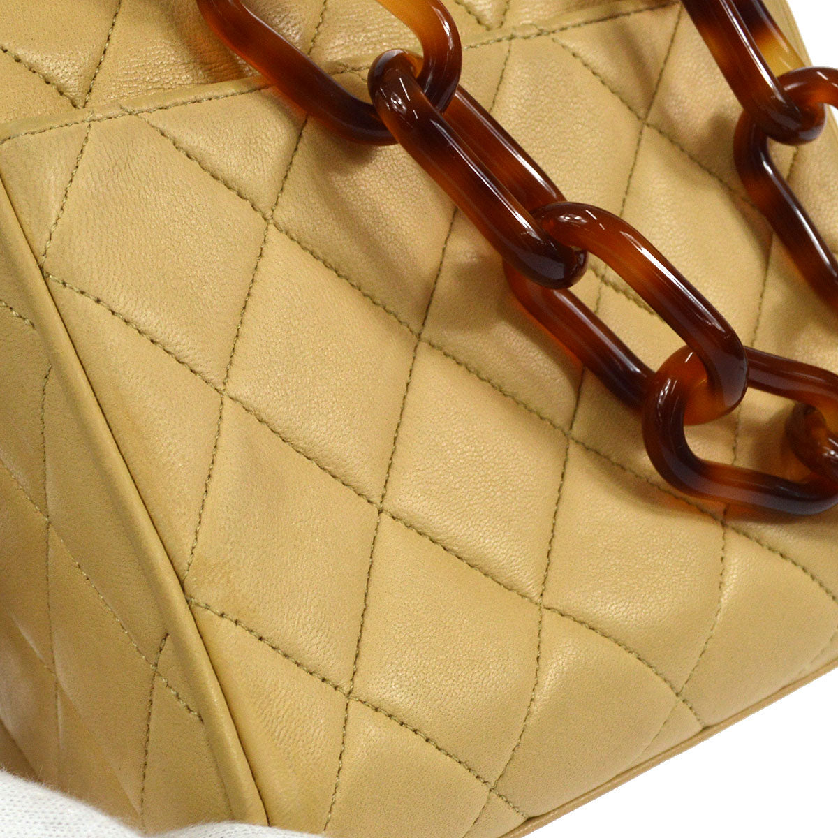 CHANEL 1991-1994 Straight Flap Handbag Micro