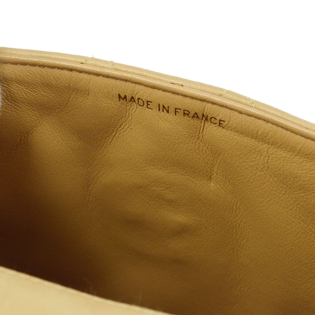 CHANEL 1991-1994 Straight Flap Handbag Micro