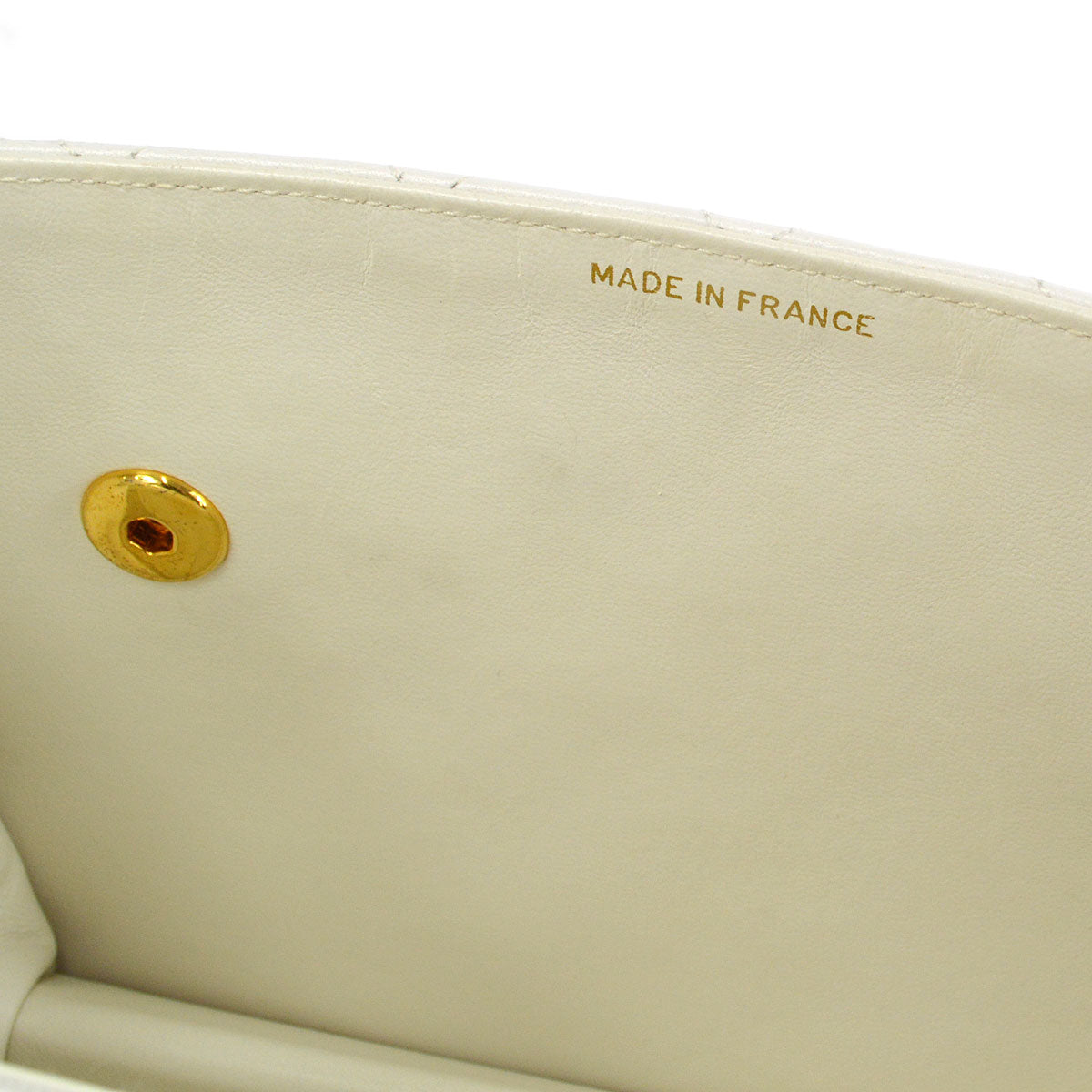 CHANEL 1989-1991 Double Turnlock 2way Handbag
