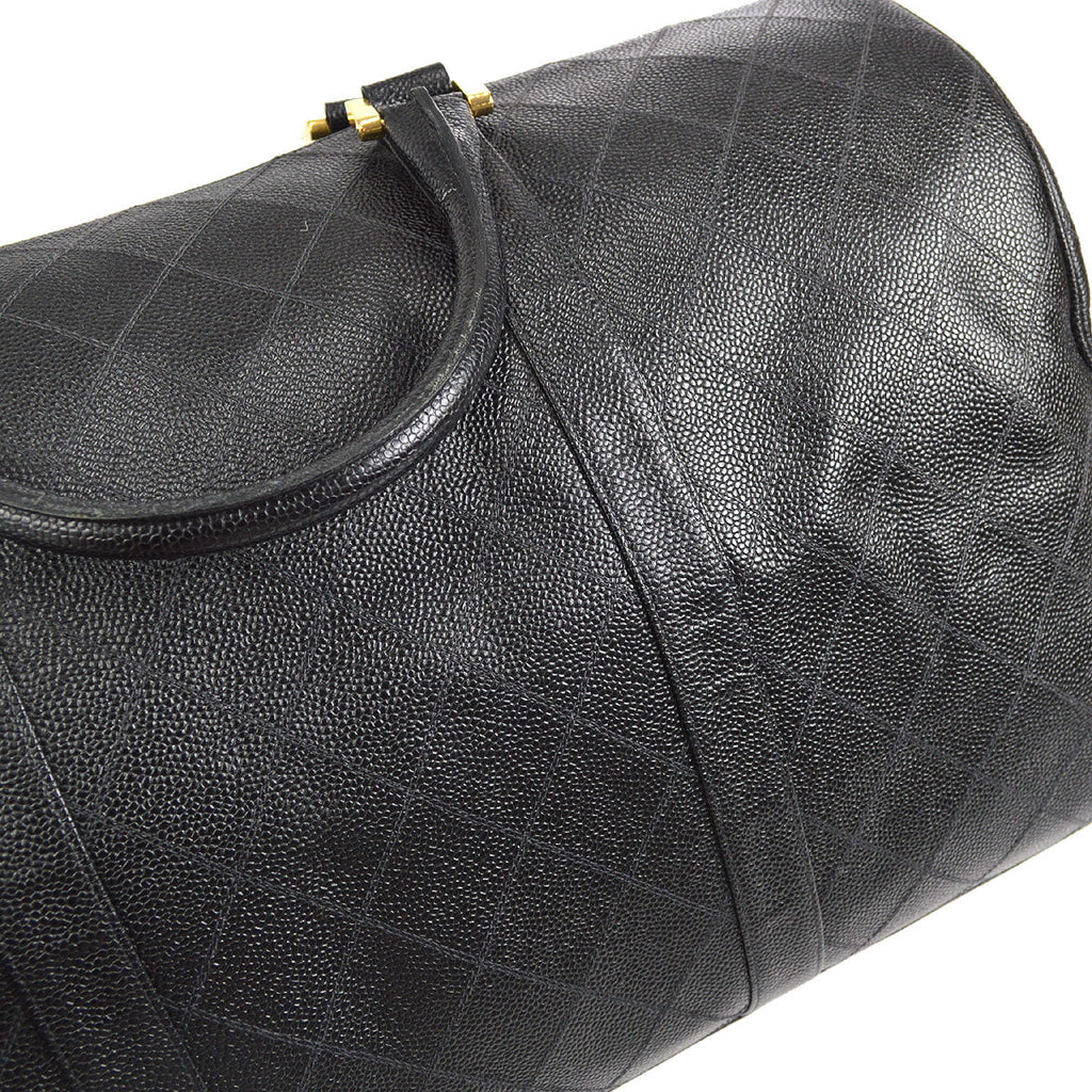 CHANEL 1997-1999 Cosmoline Boston 50 Black Caviar