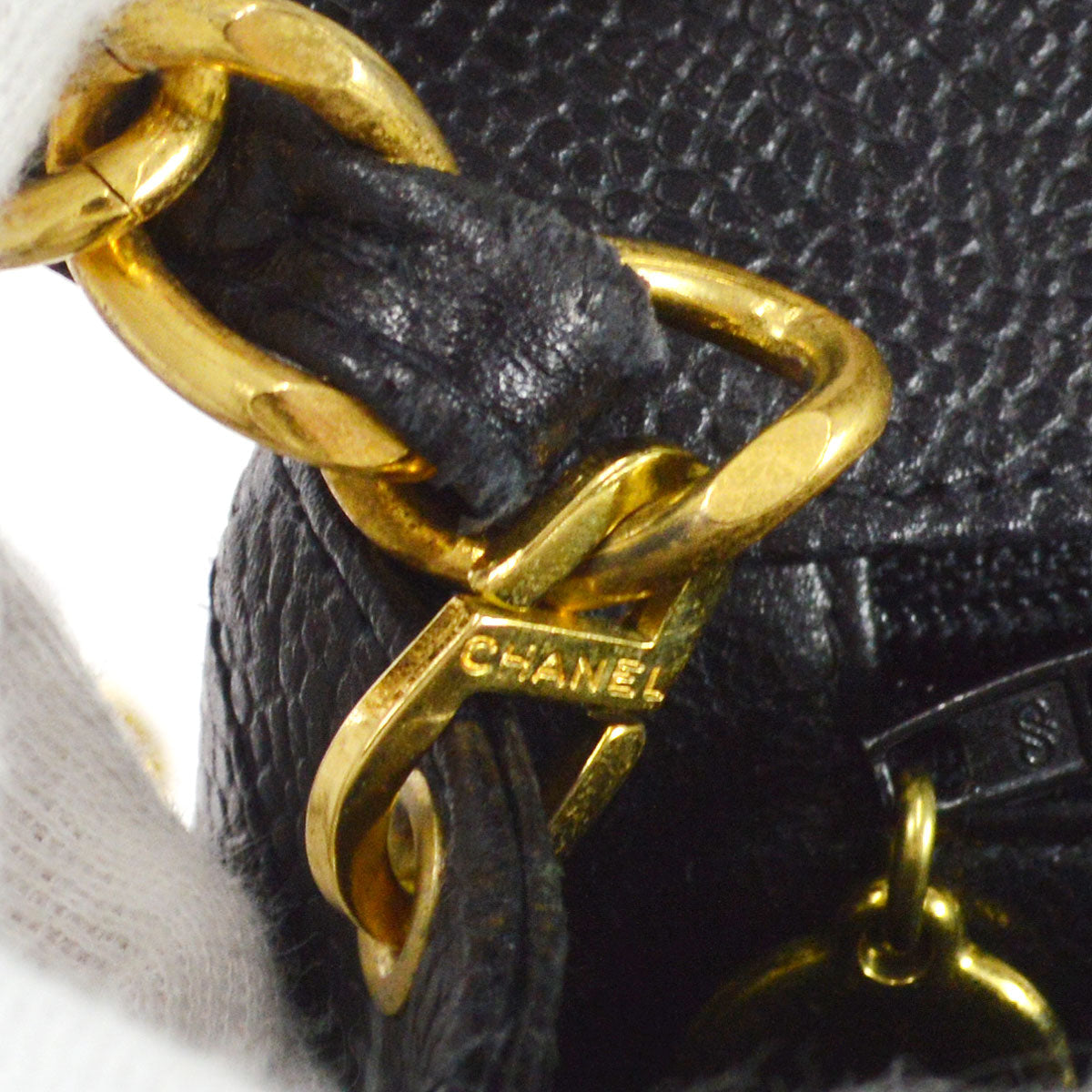 CHANEL 1994-1996 Mini Chevron Letter Flap