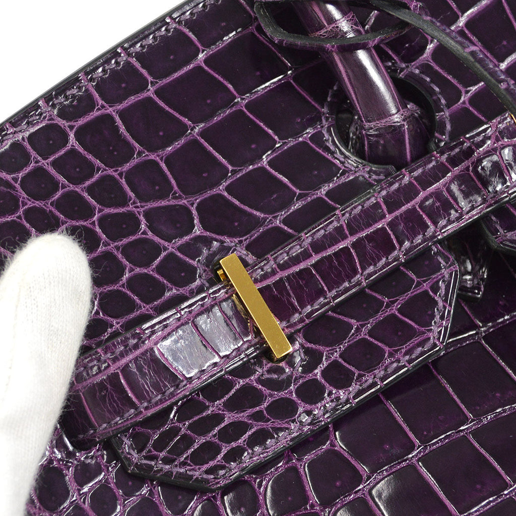 HERMES * 2013 Birkin 35 Amethyst