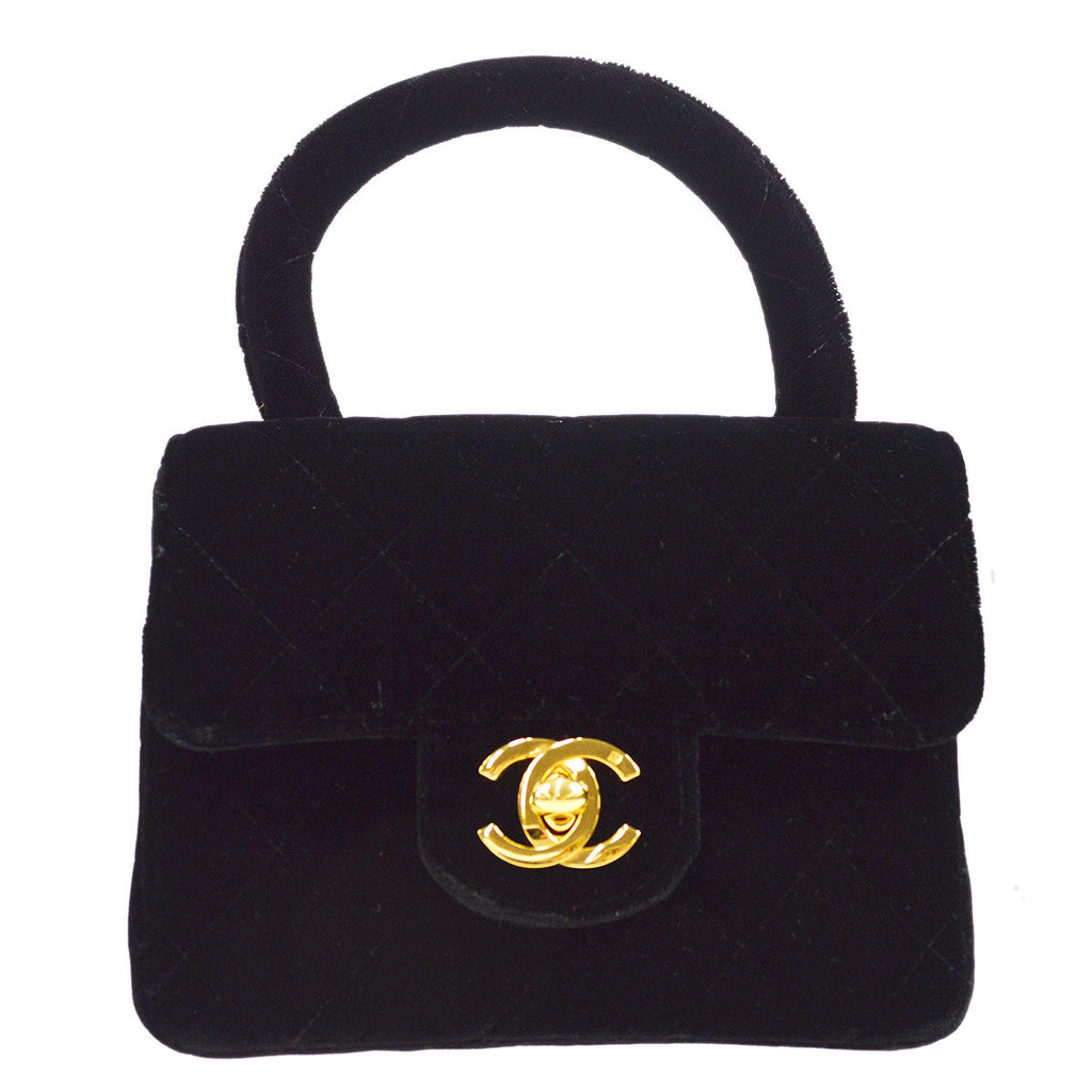 CHANEL * 1991-1994 Micro Classic Flap Handbag