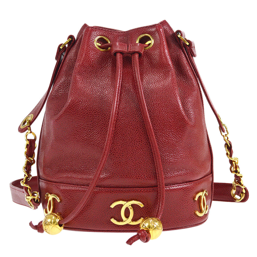 CHANEL 1991-1994 Triple CC Bucket Bag