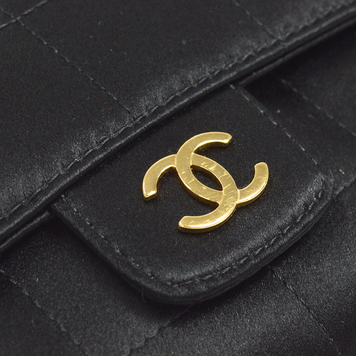 CHANEL 2004-2005 Mini Choco Bar Flap Bag