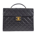 CHANEL 1997-1999 Quilted Briefcase