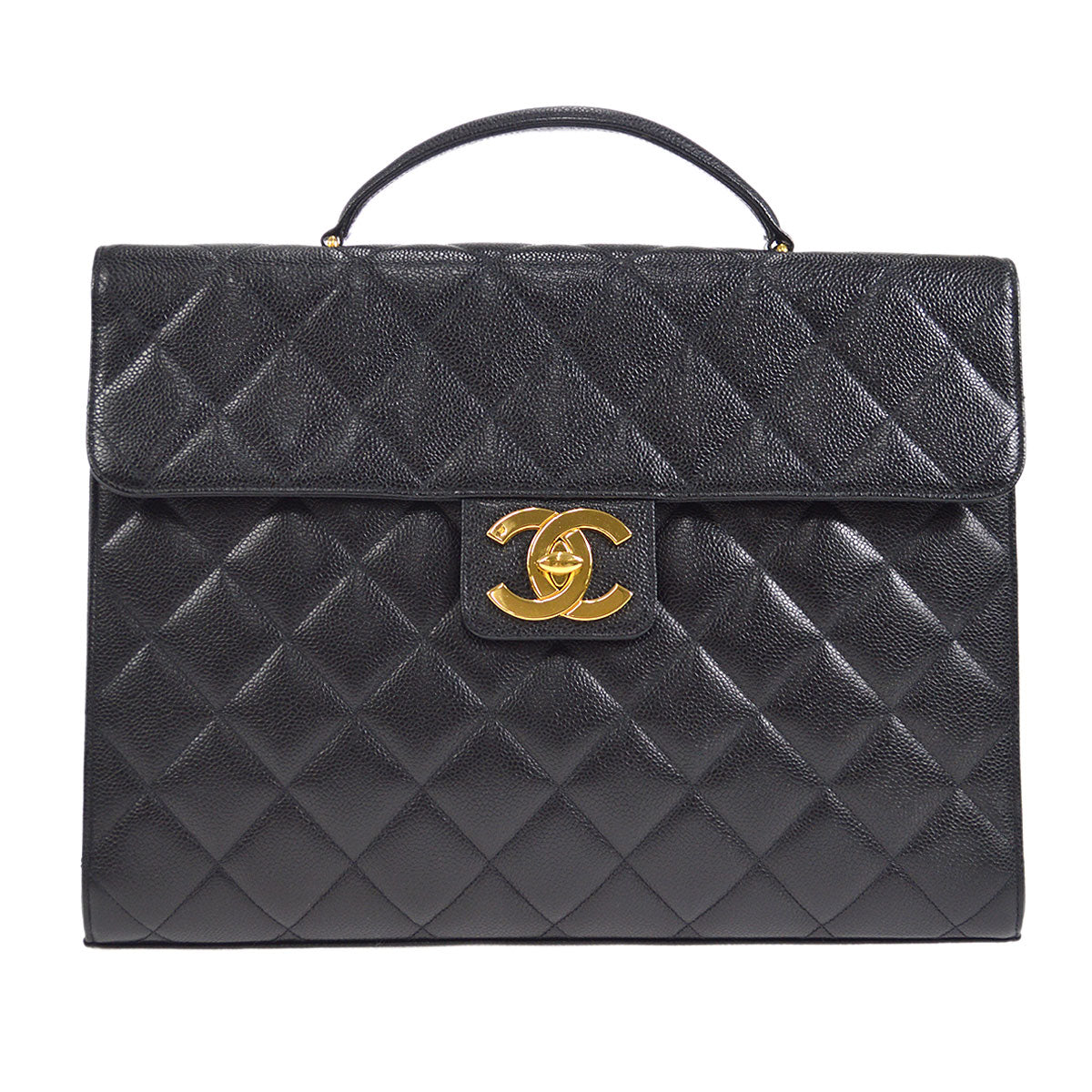 CHANEL 1997-1999 Quilted Briefcase