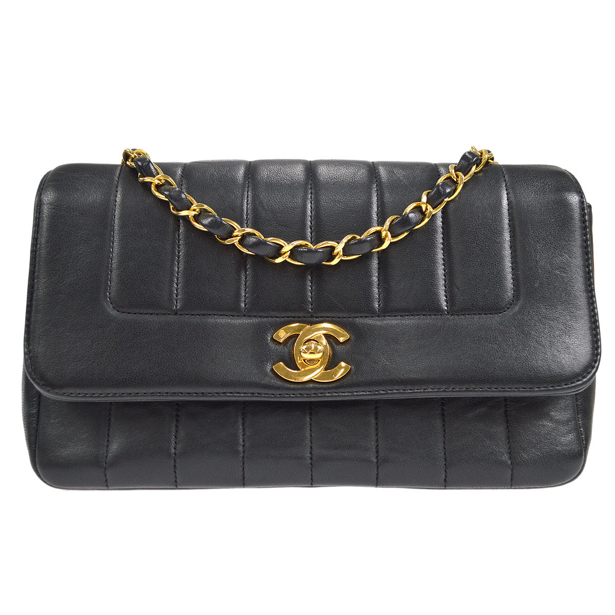 CHANEL 1991-1994 Small Vertical Border Flap