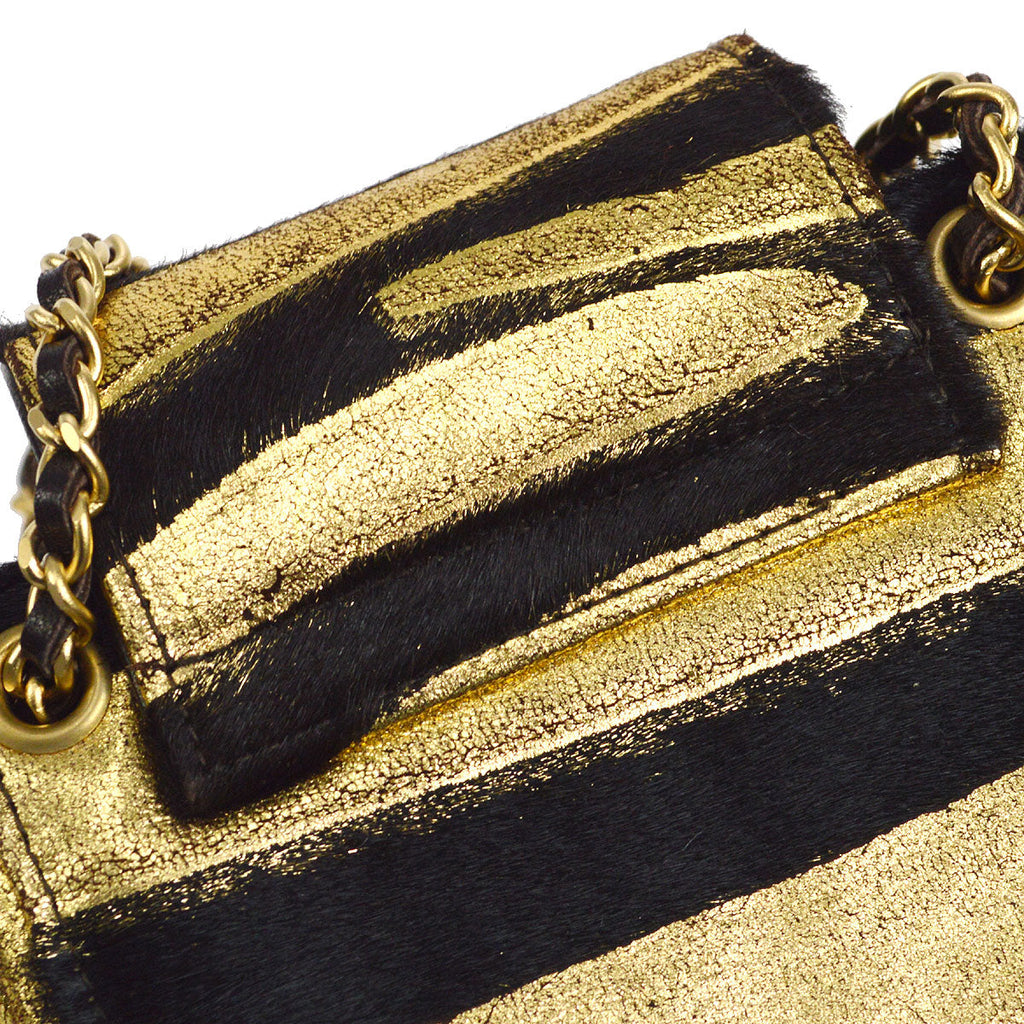 CHANEL 2000-2001 micro mademoiselle lock handbag