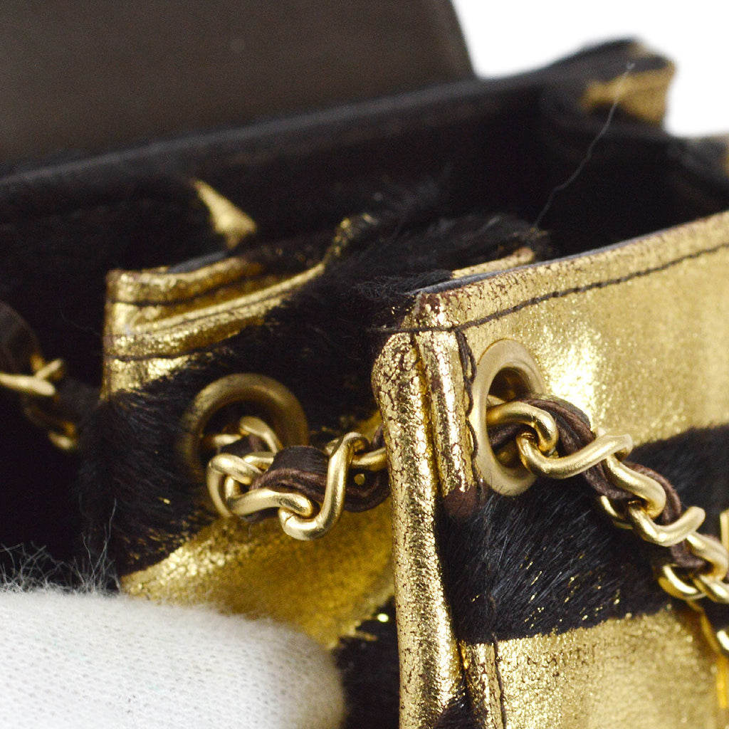 CHANEL 2000-2001 micro mademoiselle lock handbag