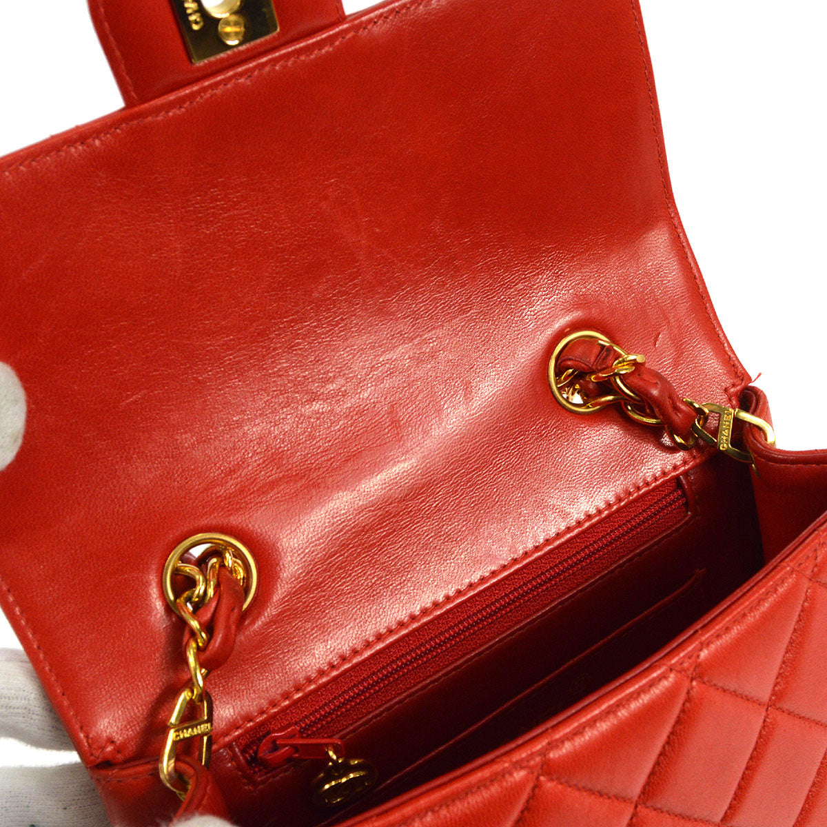 CHANEL 1994-1996 Mini Border Flap Handbag