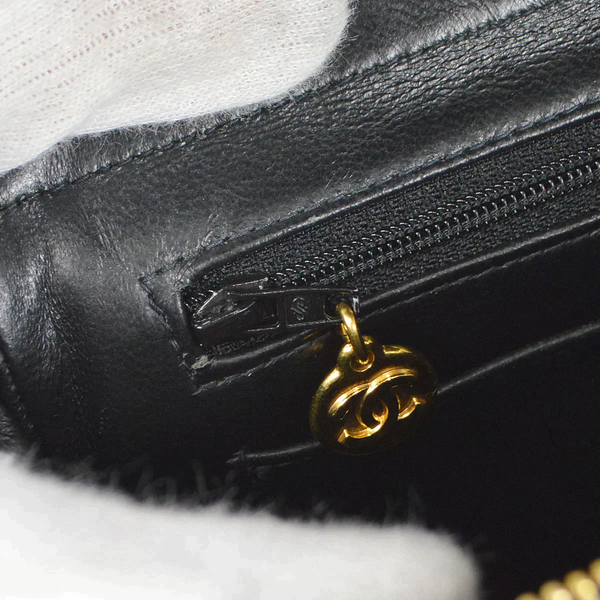 CHANEL 1994-1996 Classic Flap Backpack Black Velvet
