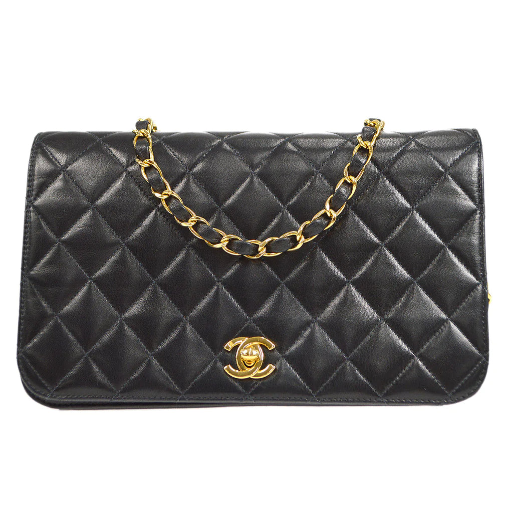 CHANEL 2001-2003 Turnlock CC Full Flap Small