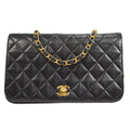 CHANEL 2001-2003 Turnlock CC Full Flap Small