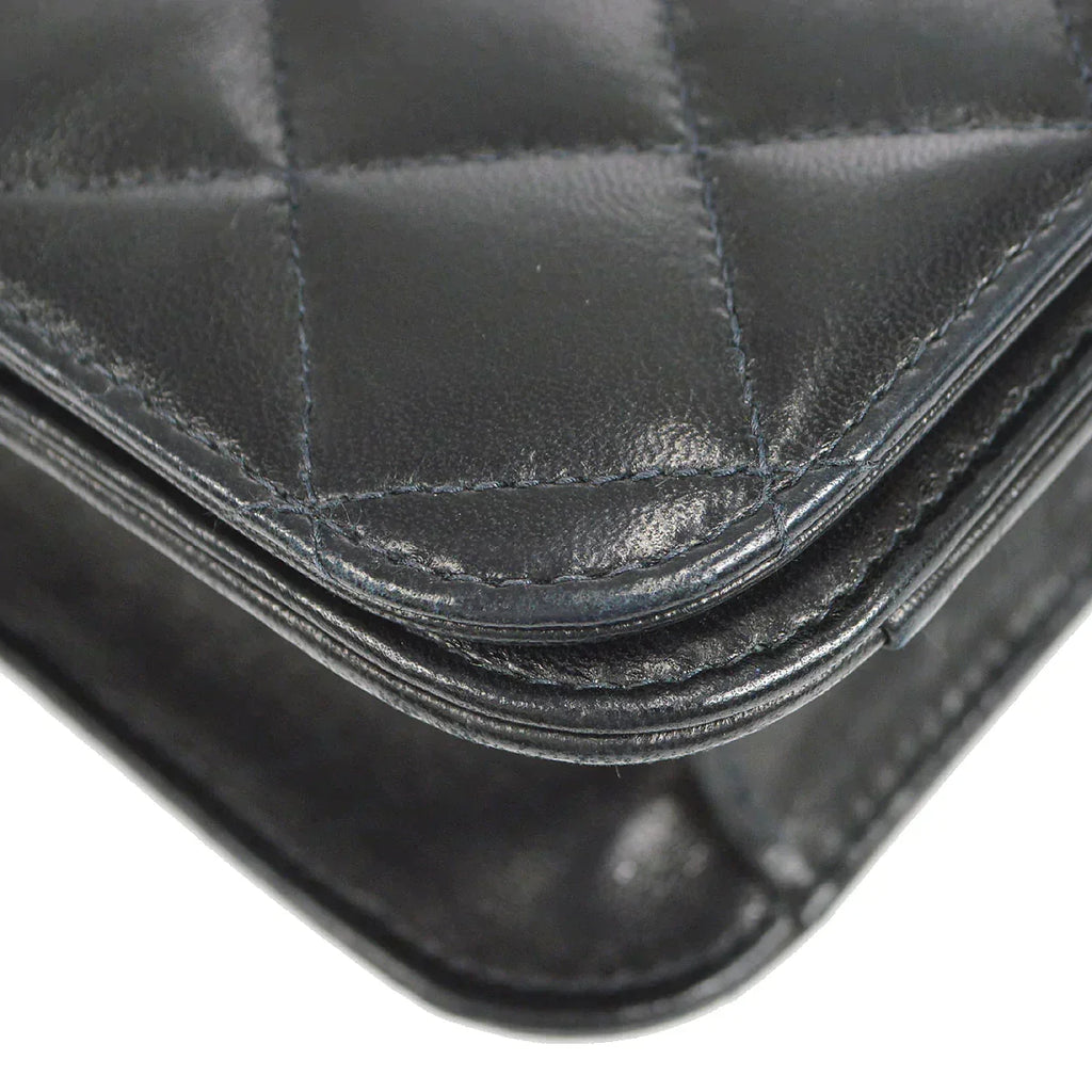 CHANEL 2001-2003 Turnlock CC Full Flap Small