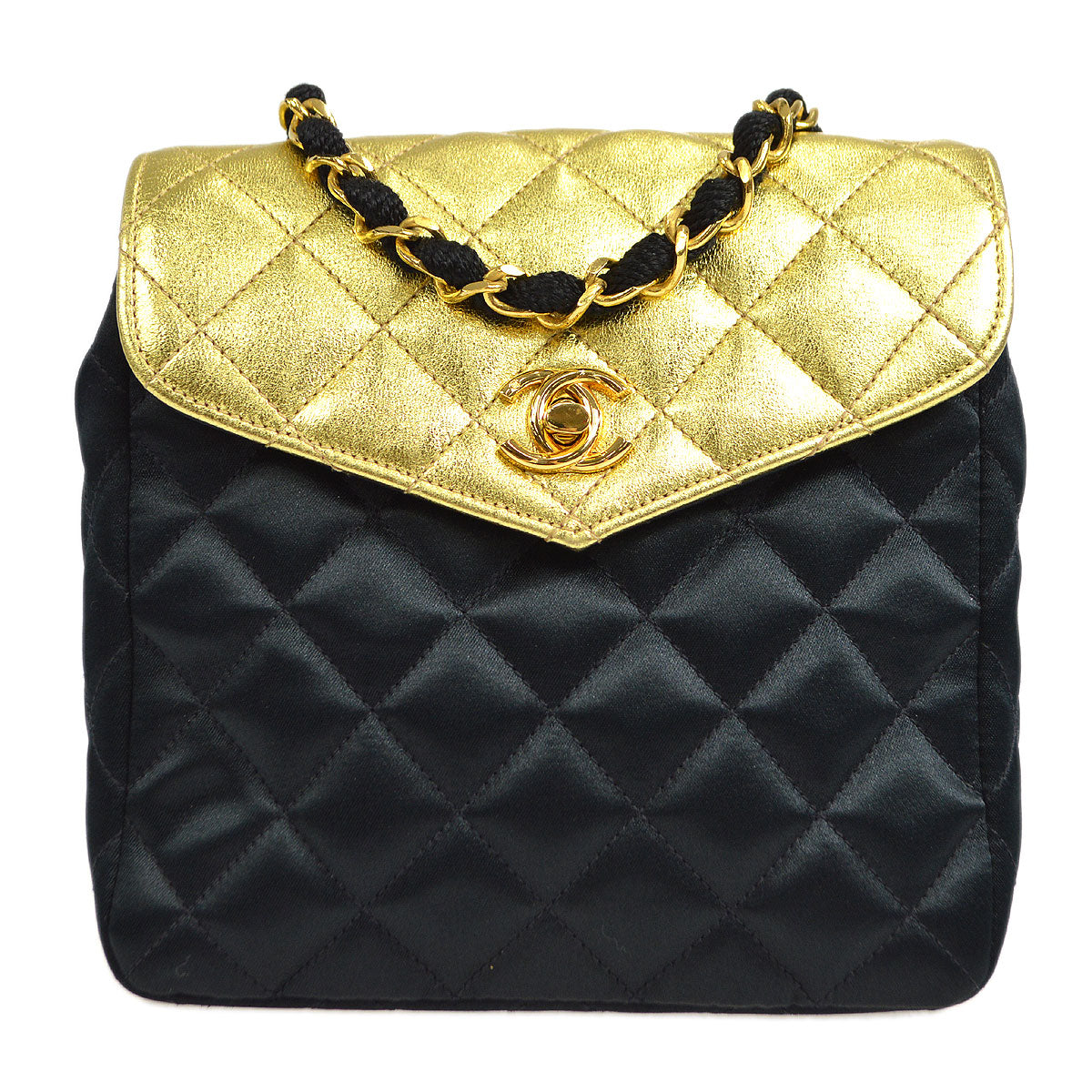 CHANEL 1986-1988 Letter Flap Shoulder Bag Mini