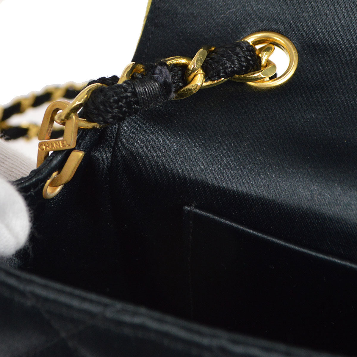 CHANEL 1986-1988 Letter Flap Shoulder Bag Mini