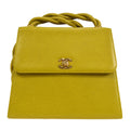 CHANEL 1997-1999 Trapezoid Flap Shoulder Bag Medium
