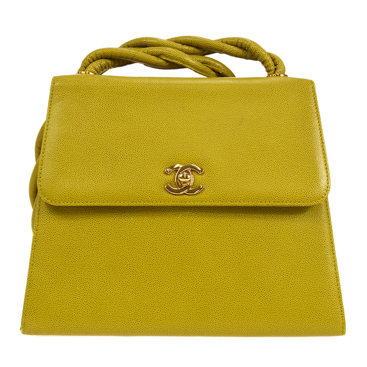 CHANEL 1997-1999 Trapezoid Flap Shoulder Bag Medium