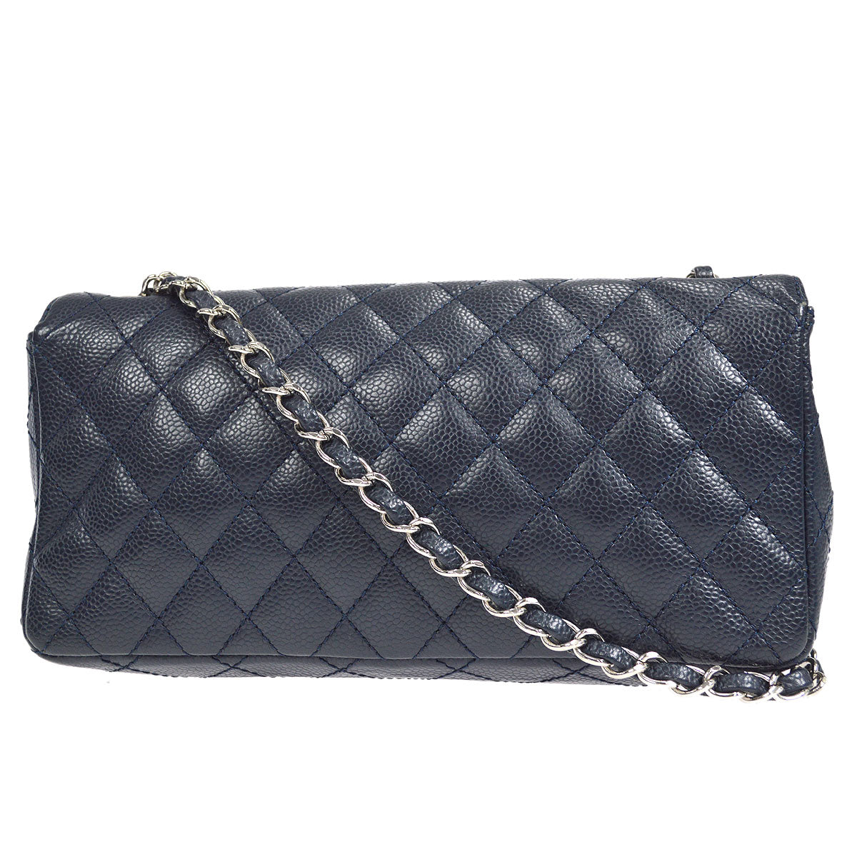 CHANEL 2005-2006 East West Navy Caviar