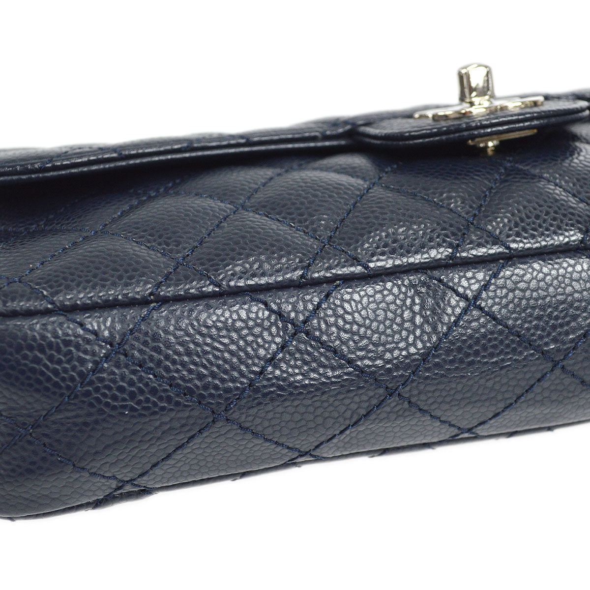 CHANEL 2005-2006 East West Navy Caviar