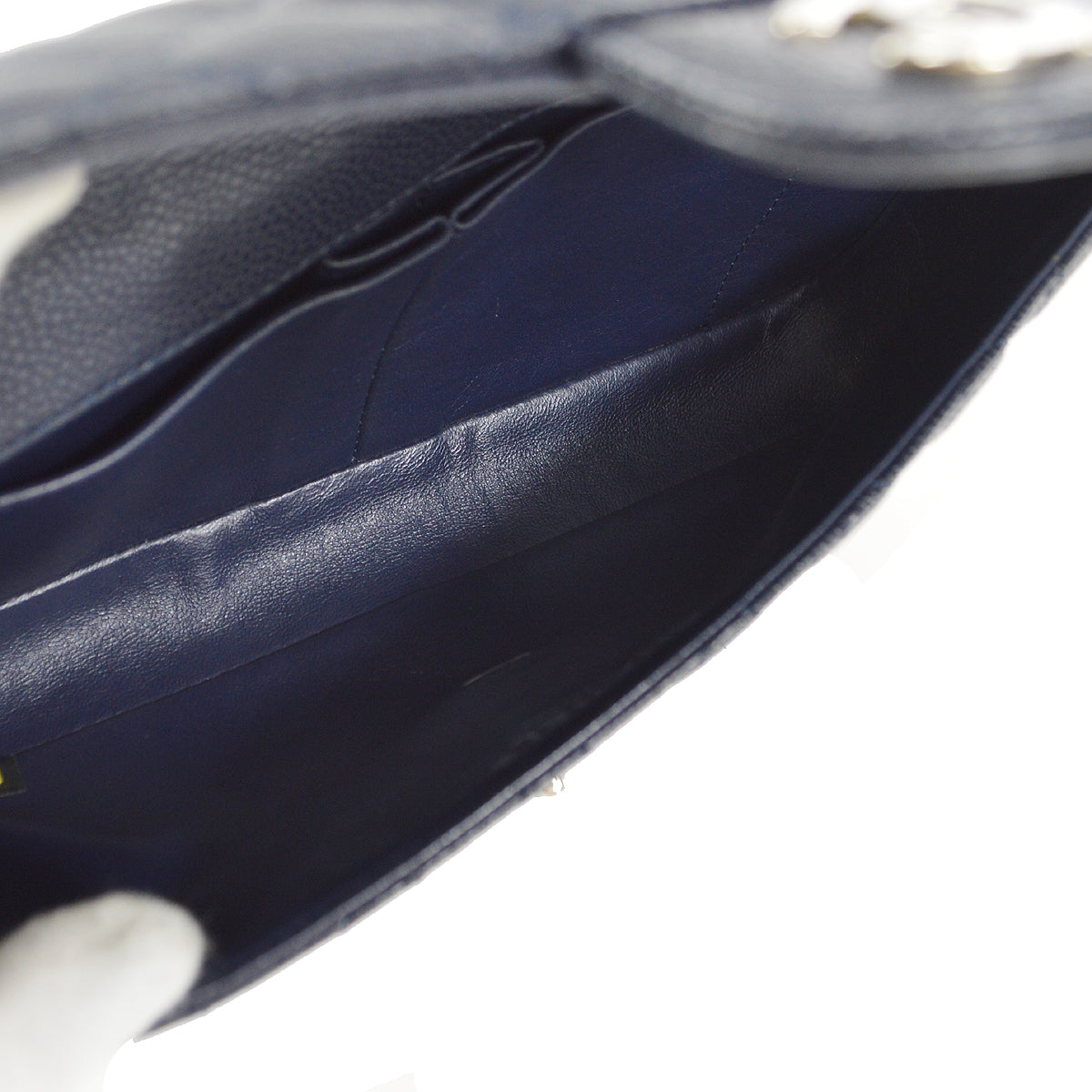 CHANEL 2005-2006 East West Navy Caviar