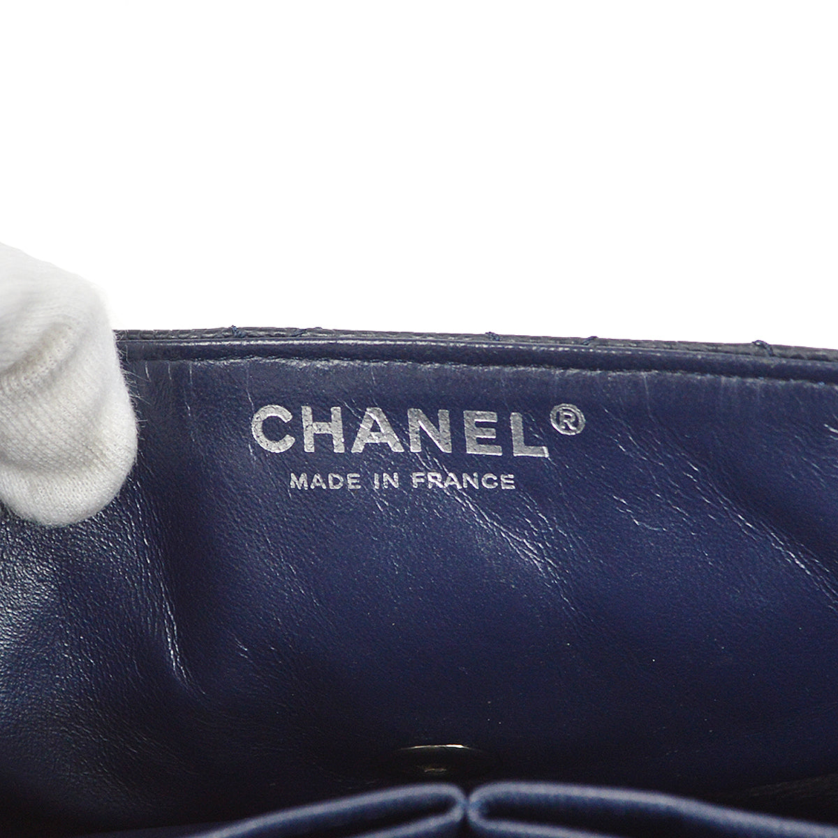 CHANEL 2005-2006 East West Navy Caviar
