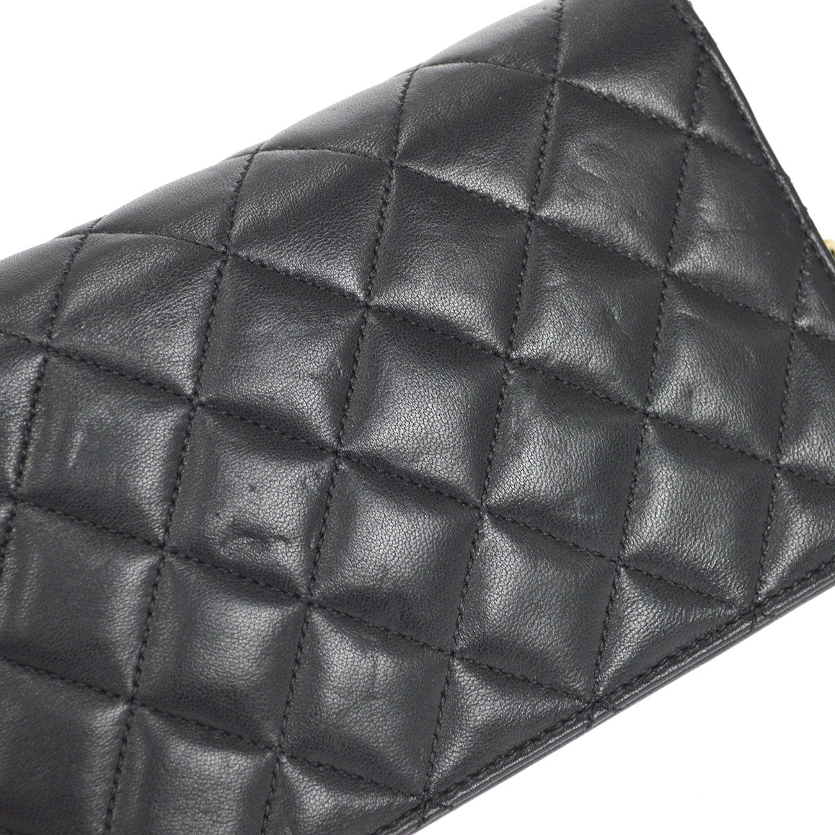 CHANEL 2009-2010 CC Turnlock Full Flap Mini Black Lambskin