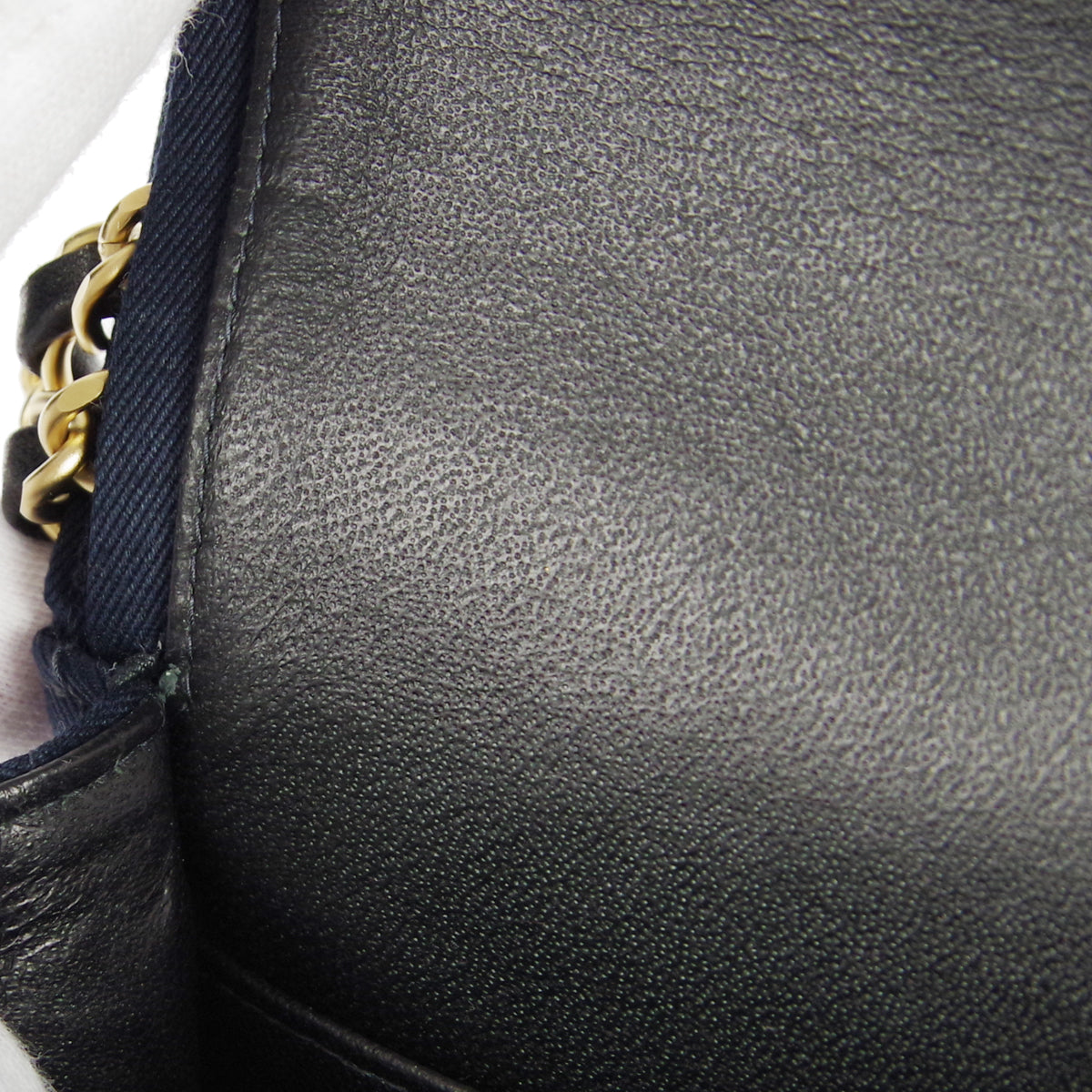 CHANEL 2001-2003 Icon Printed Classic Double Flap Medium Black