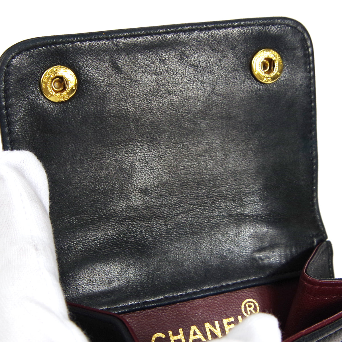 CHANEL 1989-1991 Belt Bag Black Lambskin #110