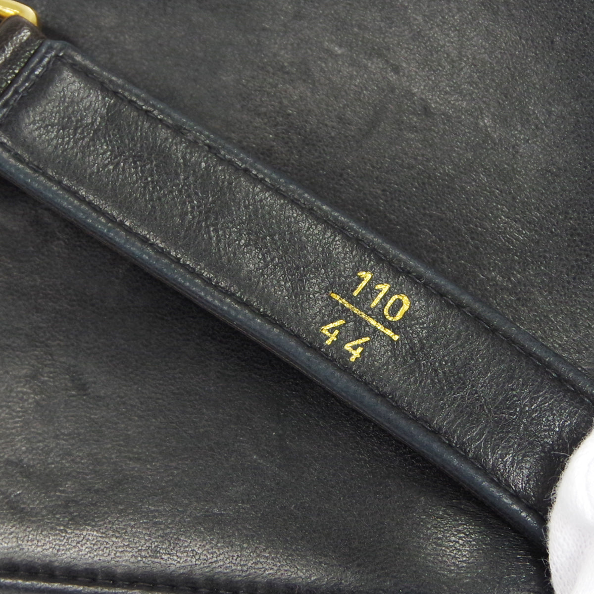 CHANEL 1989-1991 Belt Bag Black Lambskin #110