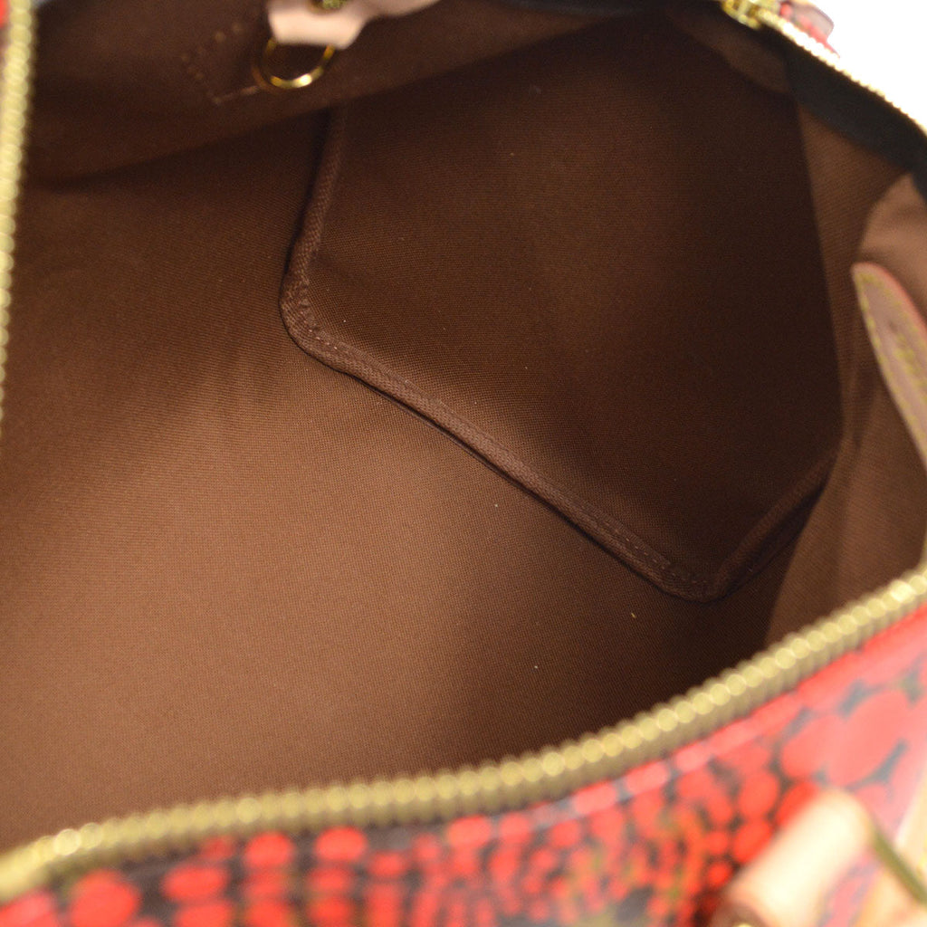 LOUIS VUITTON SPEEDY 30 HANDBAG KUSAMA YAYOI PUMPKIN DOT